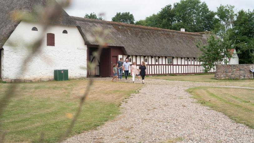 Großer Hof im Glud-Freilandmuseum