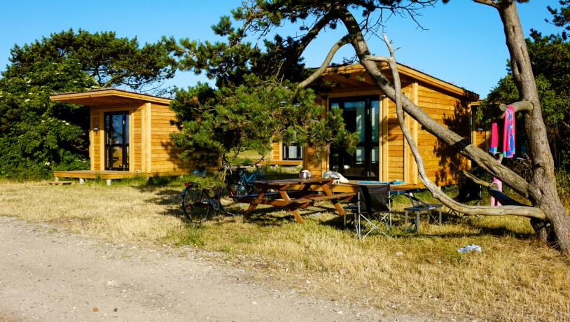 Zeltplatz auf Tunø im ostjütischen Inselmeer – ein Teil der Urlaubsregion Küstenland