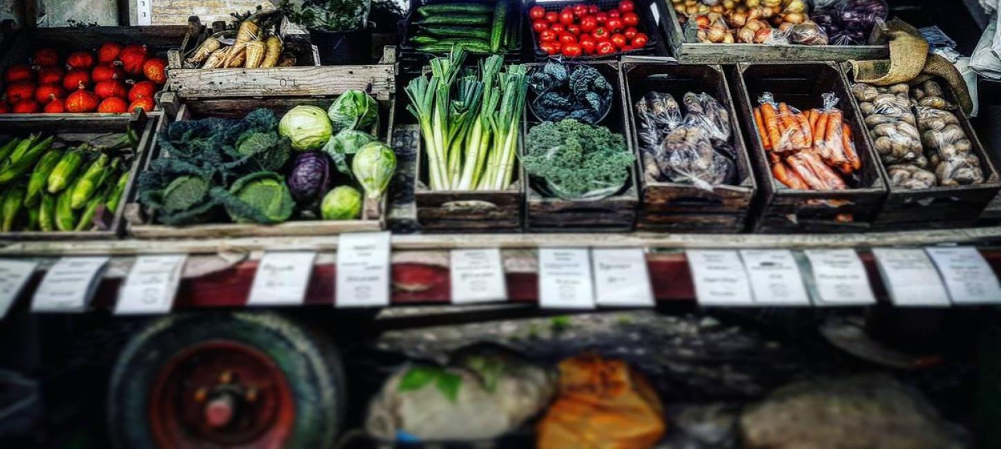 Frische Lebensmittel im Laden