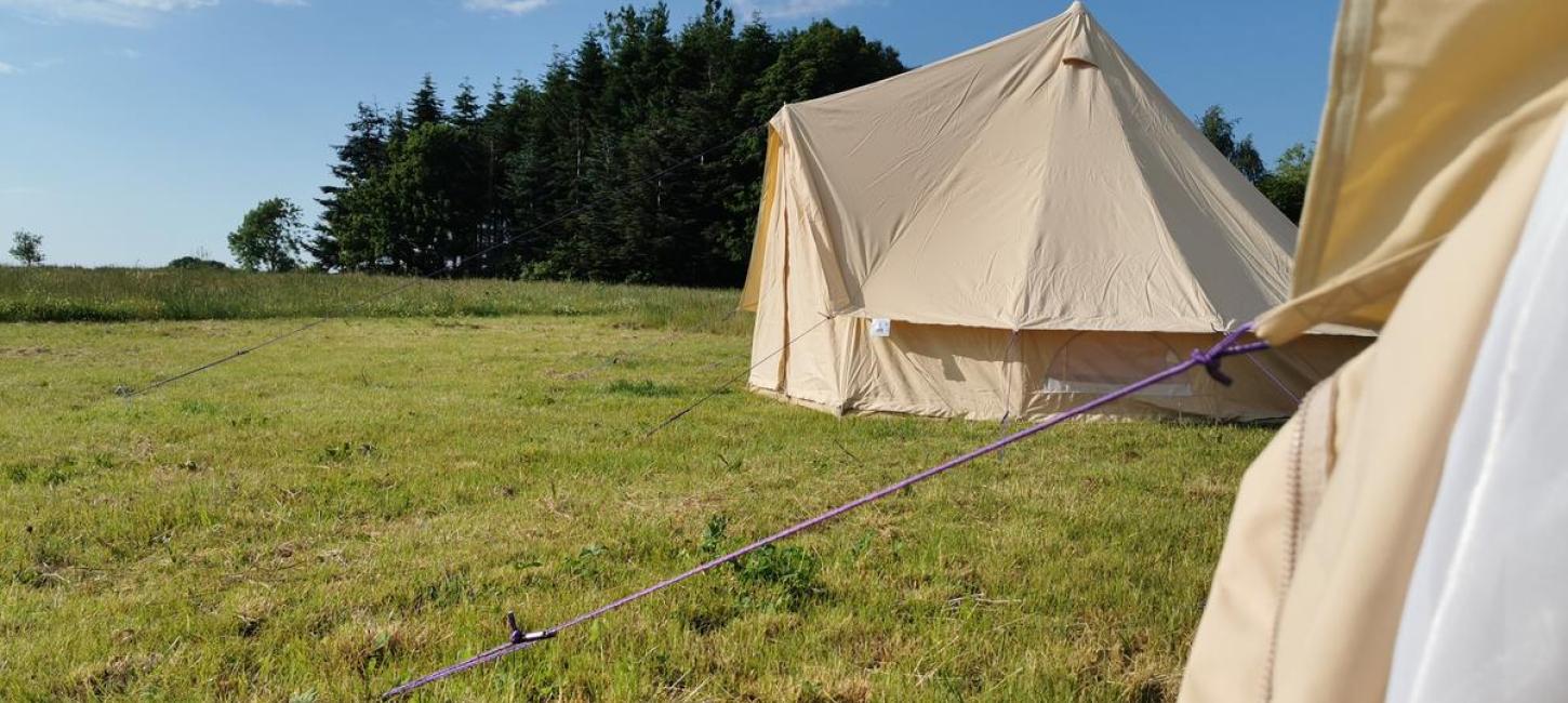 Glamping-Zelt bei Holmely