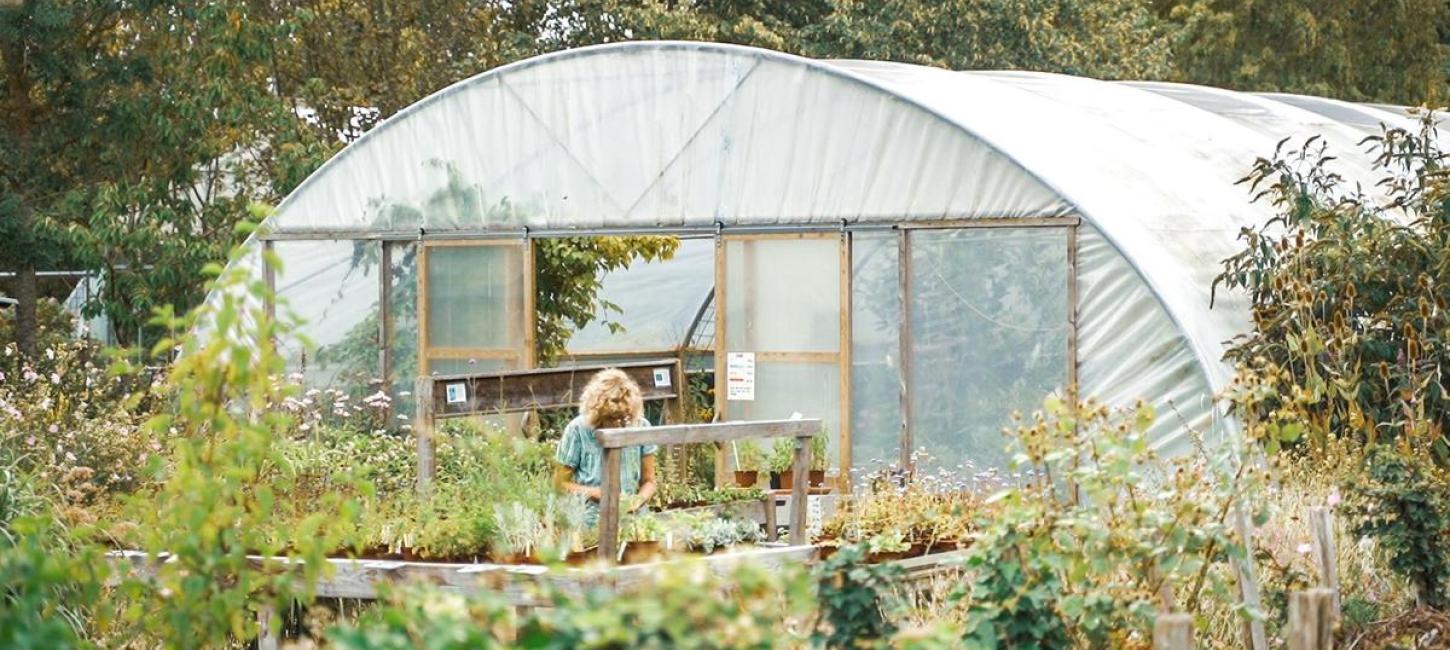 Ökologischer Besuchsgarten in Rørth bei Odder