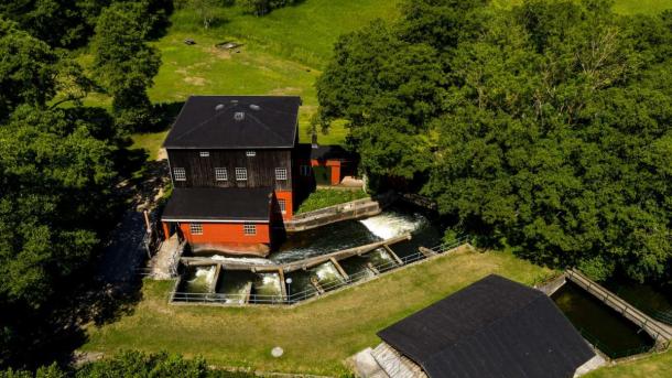 Klostermølle von oben gesehen