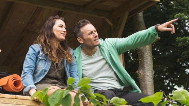 Tree top shelter bei Holmely 