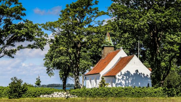 island Hjarnø's church