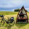 Fahrrad und Straßenstand beim Horsens Fjord