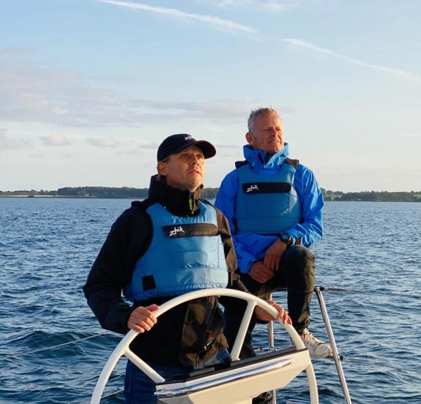Bubber und Thomas Villum auf Entdeckungsfahrt im ostjütischen Inselmeer