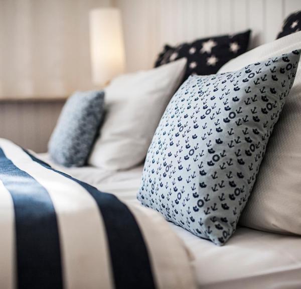 Hotelbett im Norsminde Kro