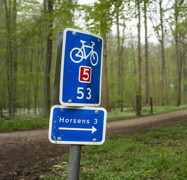 Schild im Wald von Boller im Küstenland