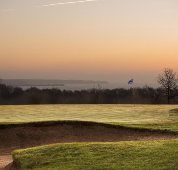 Golfplatz auf der Halbinsel von Juelsminde