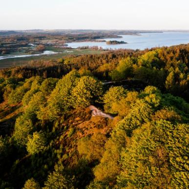 Udsigtspunkter i Søhøjlandet - Sukkertoppen ved Klostermølle i Destination Kystlandet