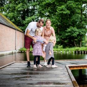 Familie probieren treasure hunt Odder rundt